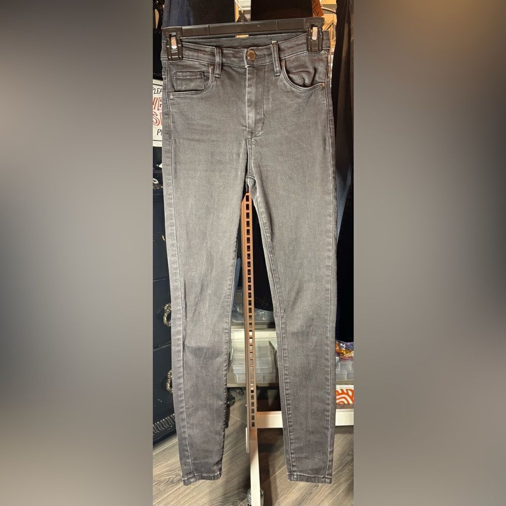 Black Blank NY Jeans 5 Pocket Design Button & Zipper Closure Women’s Size 25 EPC